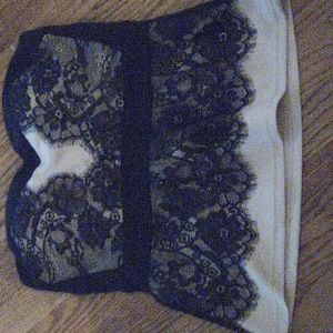 This is a sweetheart neckline strapless top.